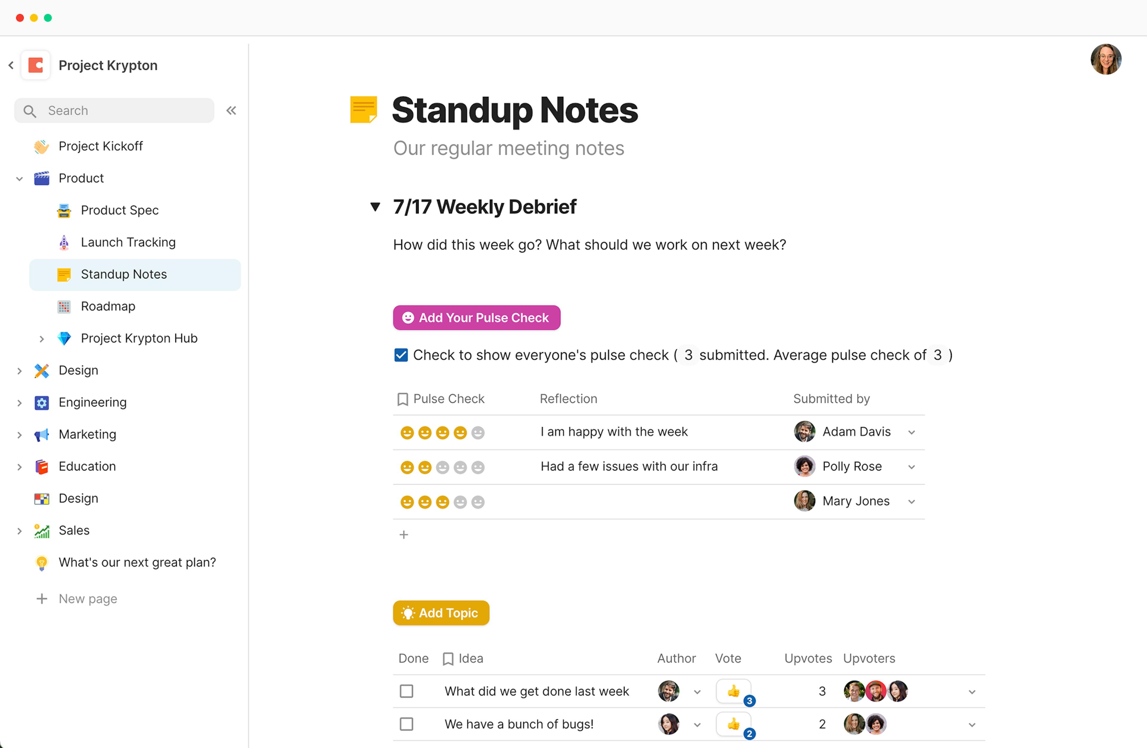 Coda for meetings, run collaborative team meetings Coda
