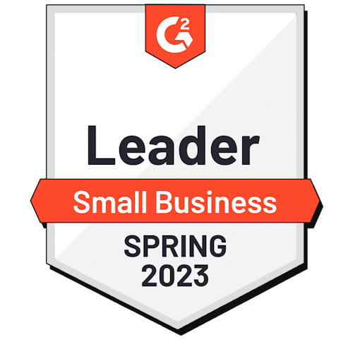 G2 badge awarded to Coda for Leader in Small Business, Summer 2022